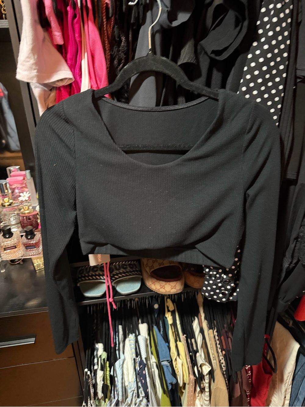 Alo cropped long sleeve top